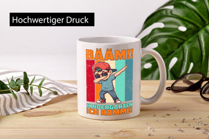 Bääm Kindergarten ich komme | Kindergartenkind Kind Geschenk Humor Geschenkidee