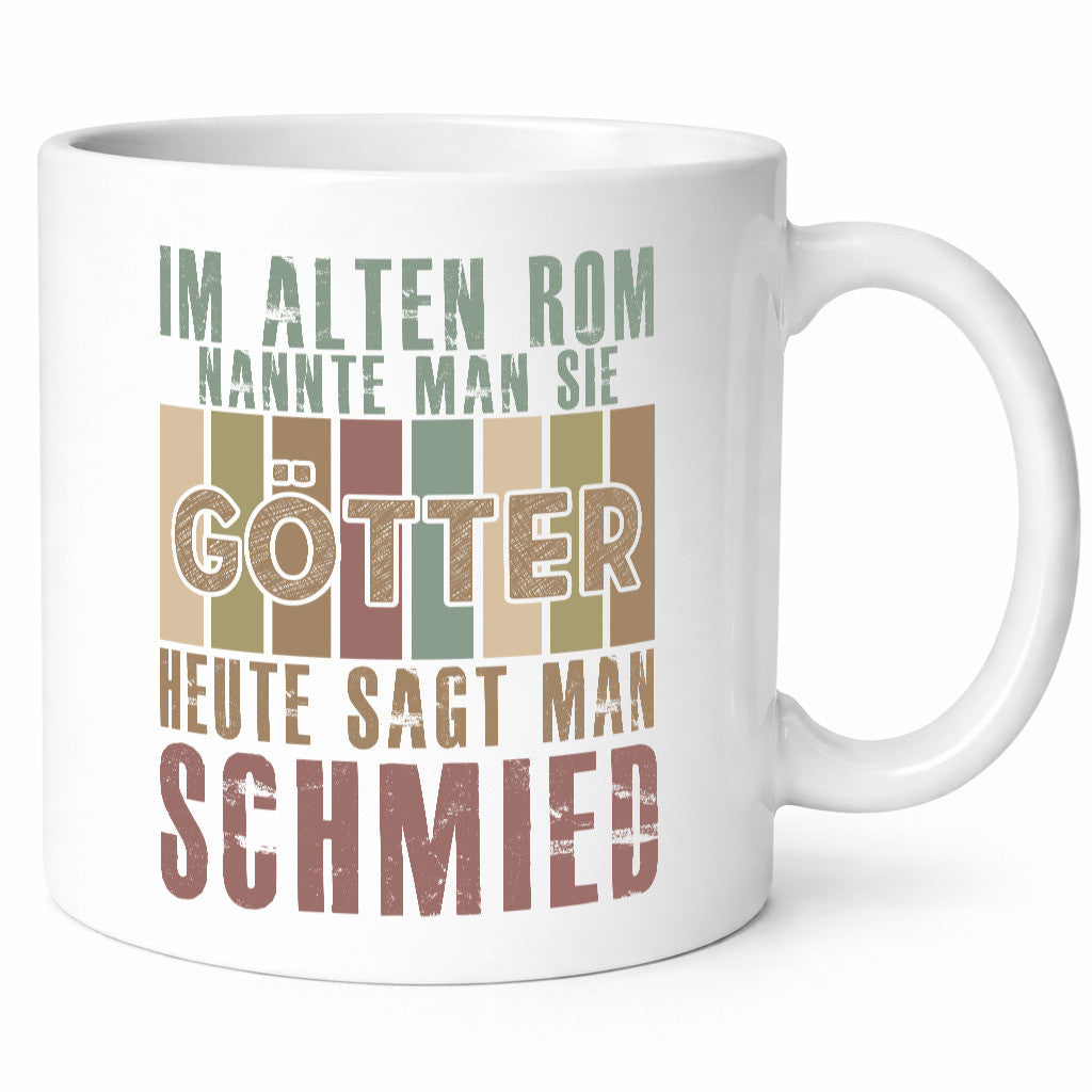 Heute sagt man: Schmied | schmieden lustig Humor Geschenkidee Geschenk Tasse