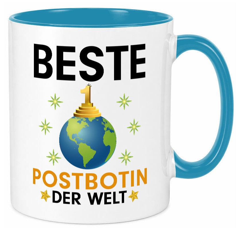 Welt Beste Postbotin | Beruf Post Briefträger Humor Arbeit Kollegen Büro