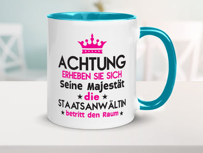 Seine Majestät Staatsanwältin | Anwältin lustiger Spruch Geschenk Humor
