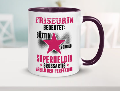 Bedeutung von Friseurin | Friseuse Frisörin lustiger Spruch Geschenk Humor