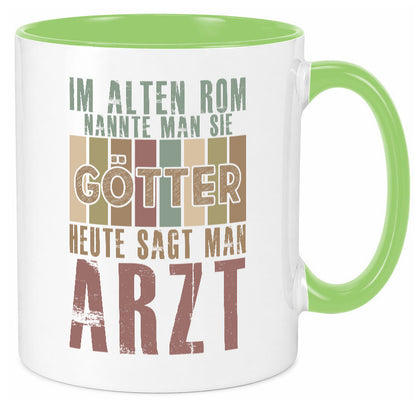 Heute sagt man: Arzt | Medizin Doktor Facharzt Geschenk Humor Geschenkidee Tasse