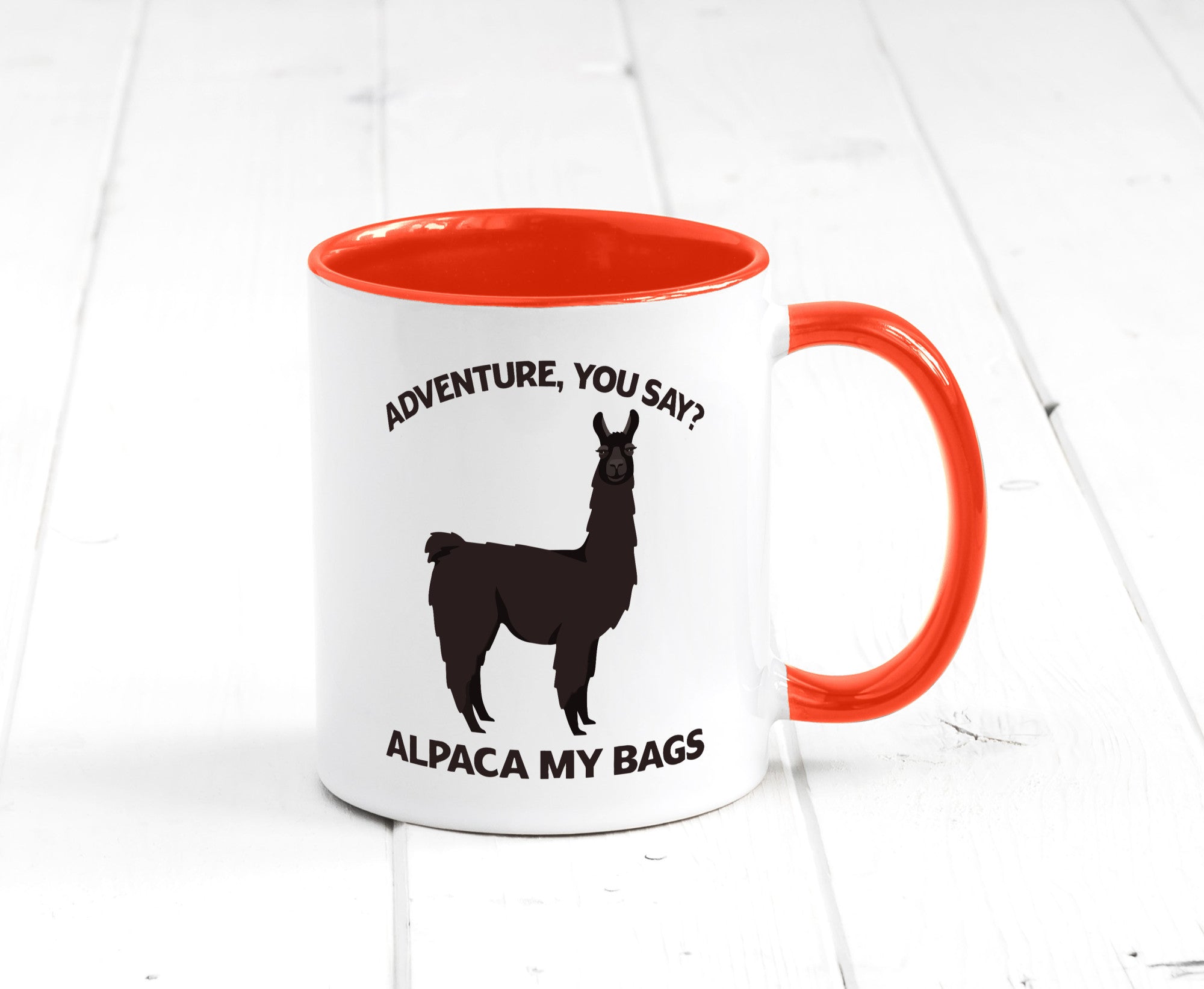 Adventure, Alpaca | Humor Geschenkidee Tasse