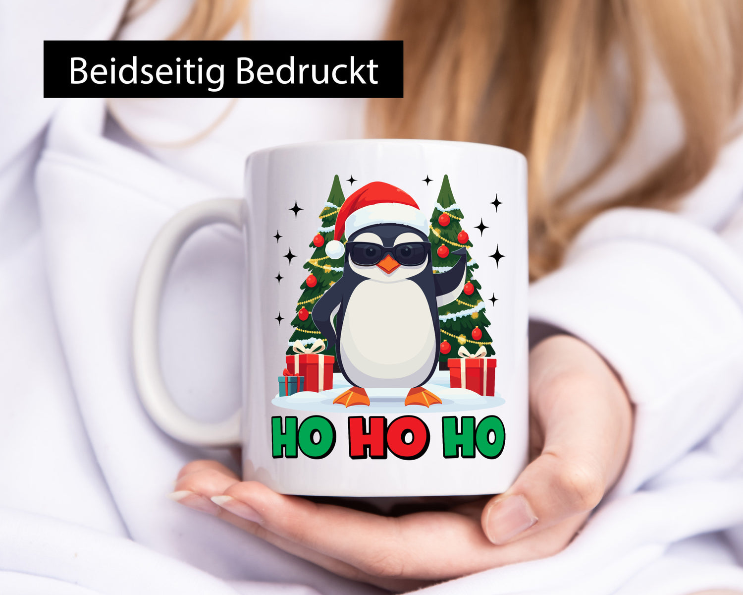 Ho | Weihnachts Pinguine Weihnachten lustig Humor Geschenkidee Geschenk Tasse