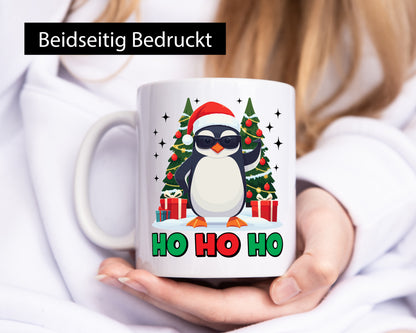 Ho | Weihnachts Pinguine Weihnachten lustig Humor Geschenkidee Geschenk Tasse