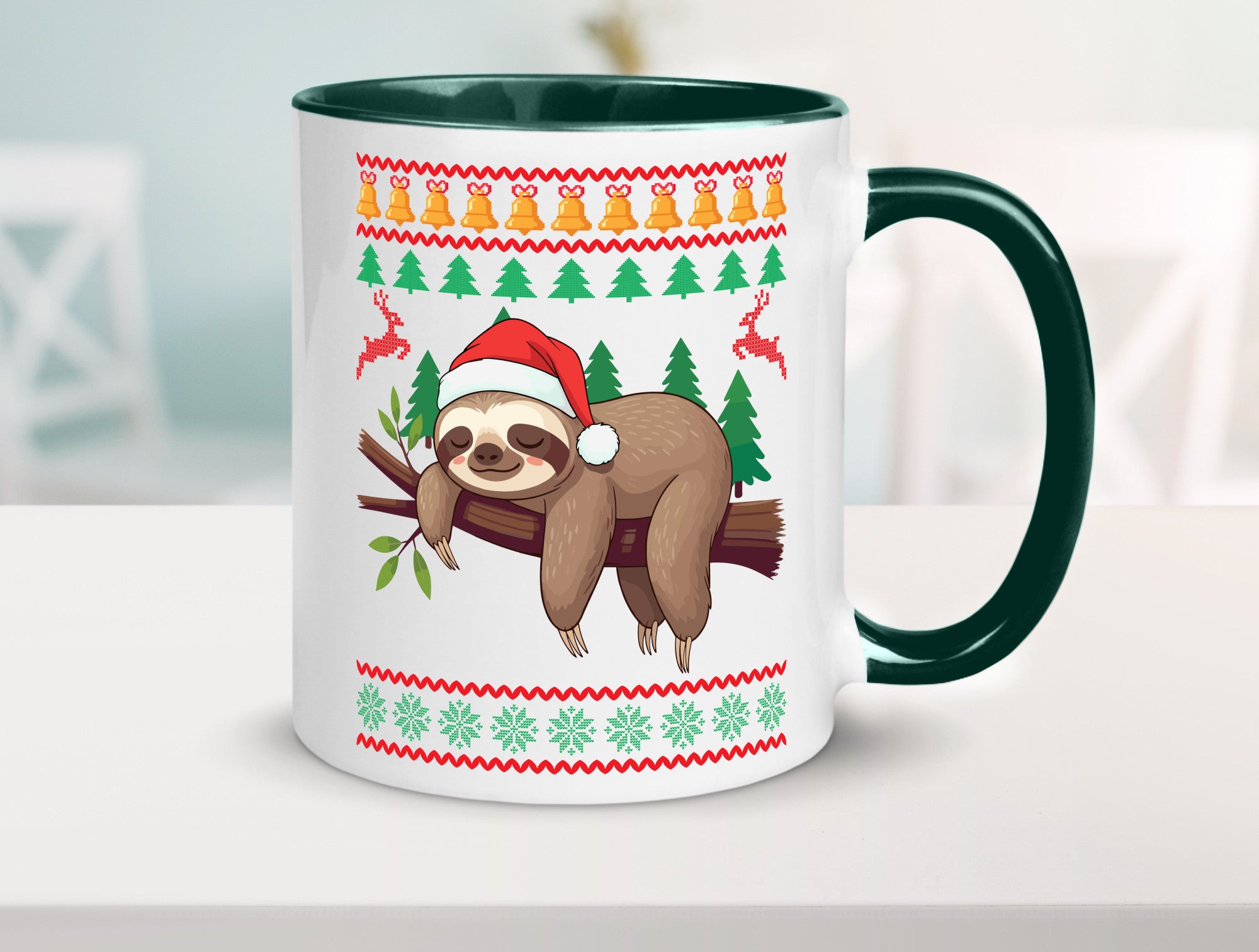 Ugly Christmas | Faultier Weihnachtsfaultier v2 lustig Tierliebhaber Humor