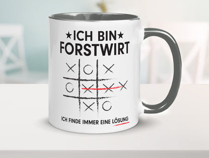 Lösung finden: Forstwirt | Waldarbeiter v2 Geschenkidee Arbeit Kollegen Büro