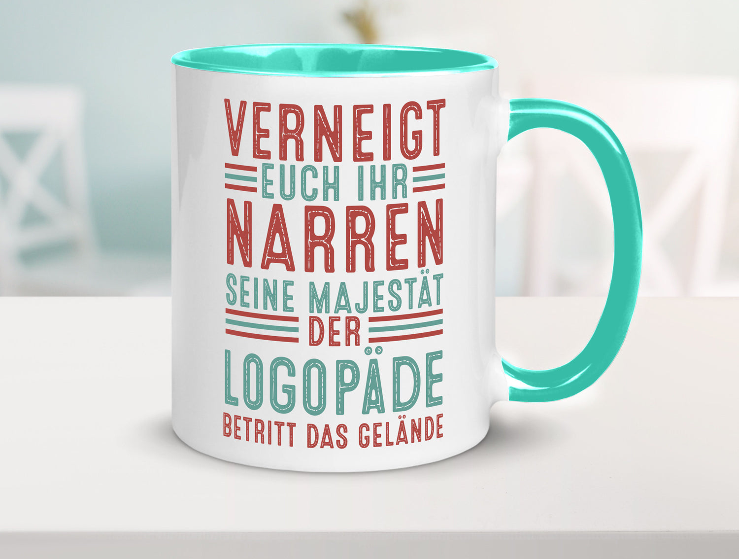 Verneigt euch: Logopäde | Sprachtherapie Geschenkidee Humor Tasse