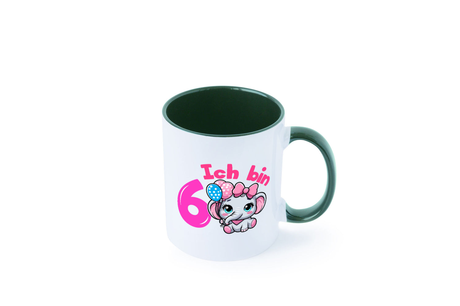 6. Geburtstag | 6 Jahre Elefant Mädchen Humor Geschenkidee Tasse