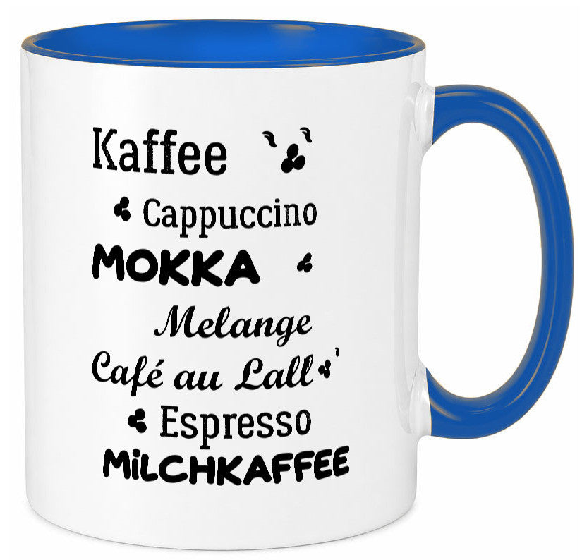 Kaffee | Milchkaffee Cappuccino Geschenk Humor Geschenkidee lustiger Spruch Tasse