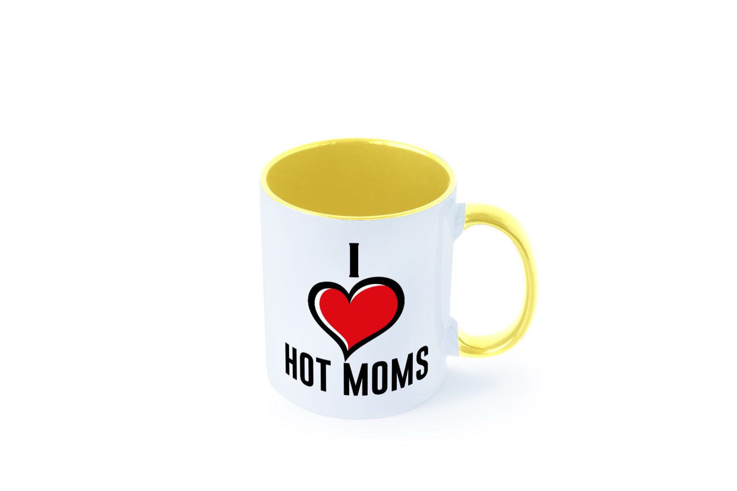 I love hot Moms | Frauen Liebe mamas lustiger Spruch Geschenk Familie