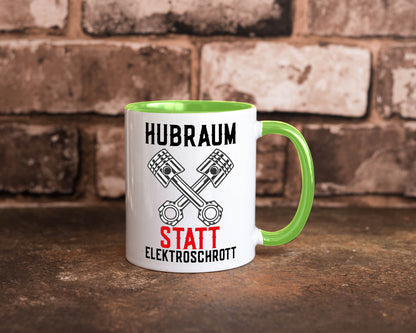 Hubraum statt Elektroschrott | Autofan Verbrennungsmotor Geschenk Humor