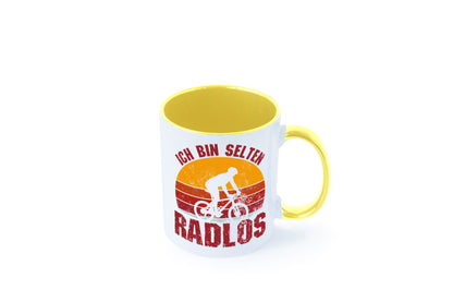 Ich bin Selten Radlos | Radfahrer Mountainbike Humor Geschenkidee Tasse