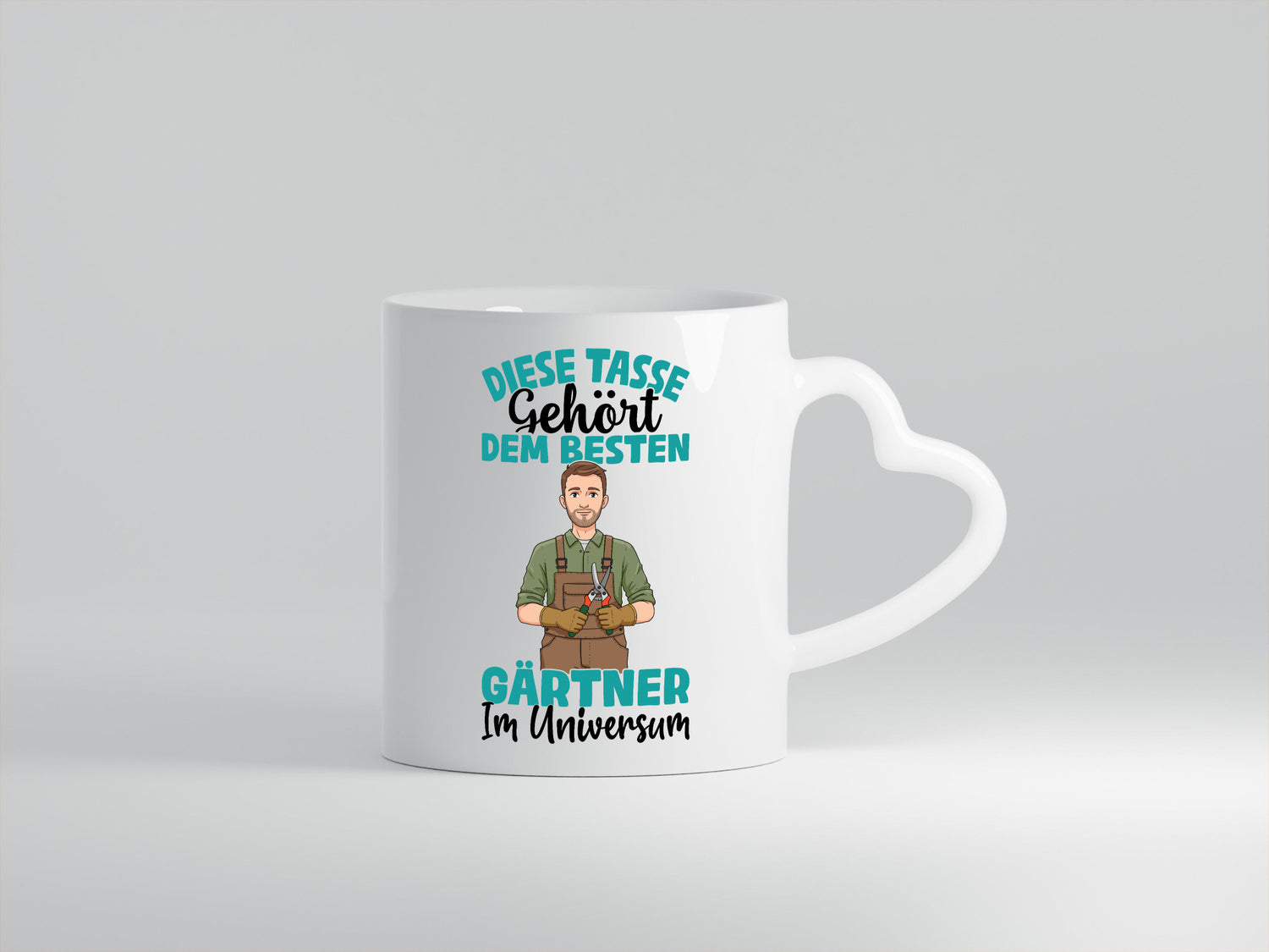 Im Universum: Gärtner | Gartenbau Geschenkidee Humor Tasse