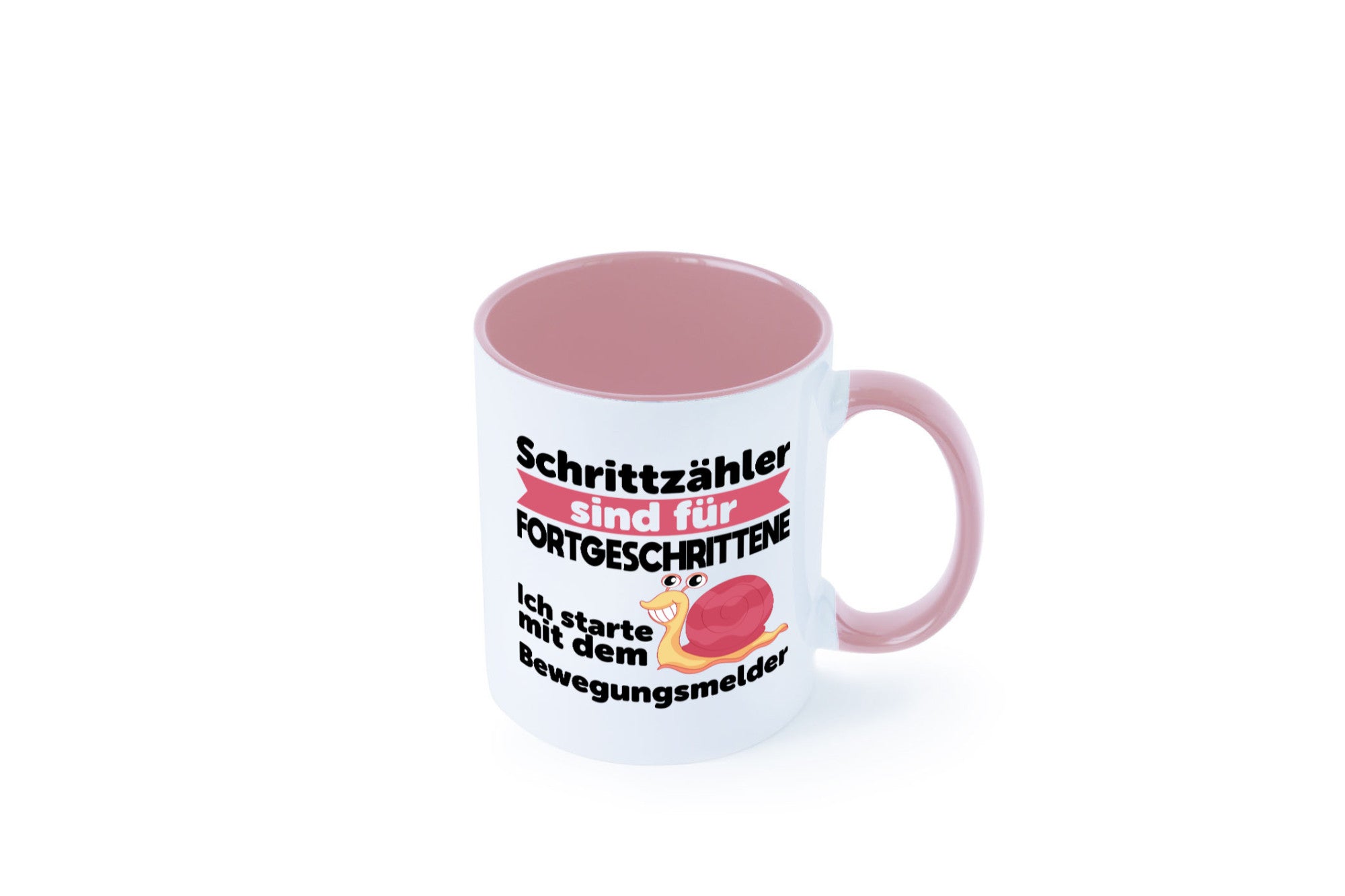 Schrittzähler Fortgeschrittene, Bewegungsmelder | Schnecke Geschenk Humor
