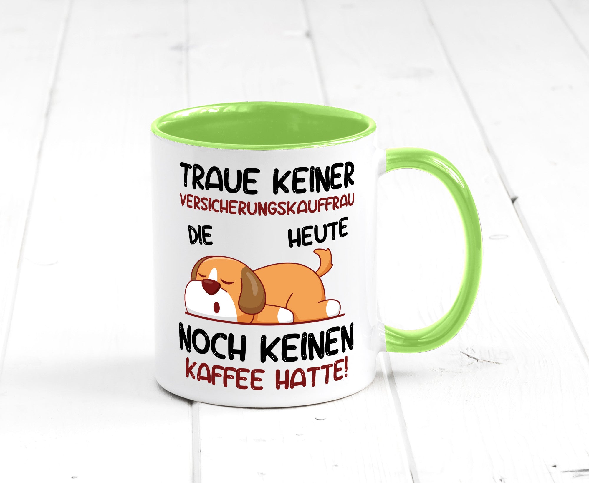 Traue keiner Versicherungskauffrau | Kauffrau Geschenk Humor Geschenkidee