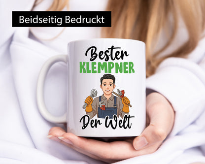 Bester Klempner |klempnern Geschenkidee Humor Tasse