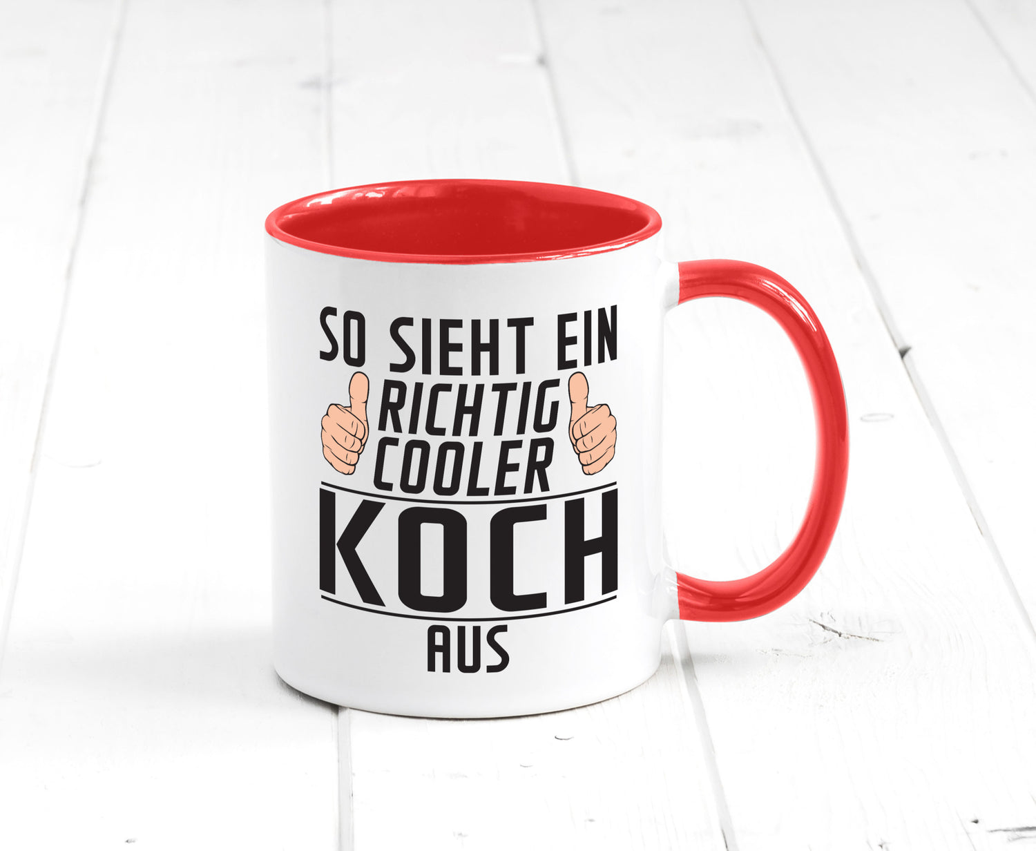 Richtig Cooler Koch | Chefkoch Humor Arbeit Kollegen Büro Geschenkidee Tasse