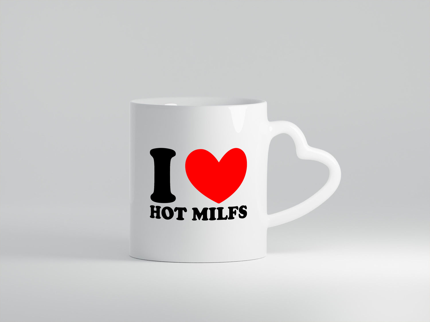 I love hot Milfs | Alte Damen Geschenk Humor Geschenkidee lustiger Spruch Tasse