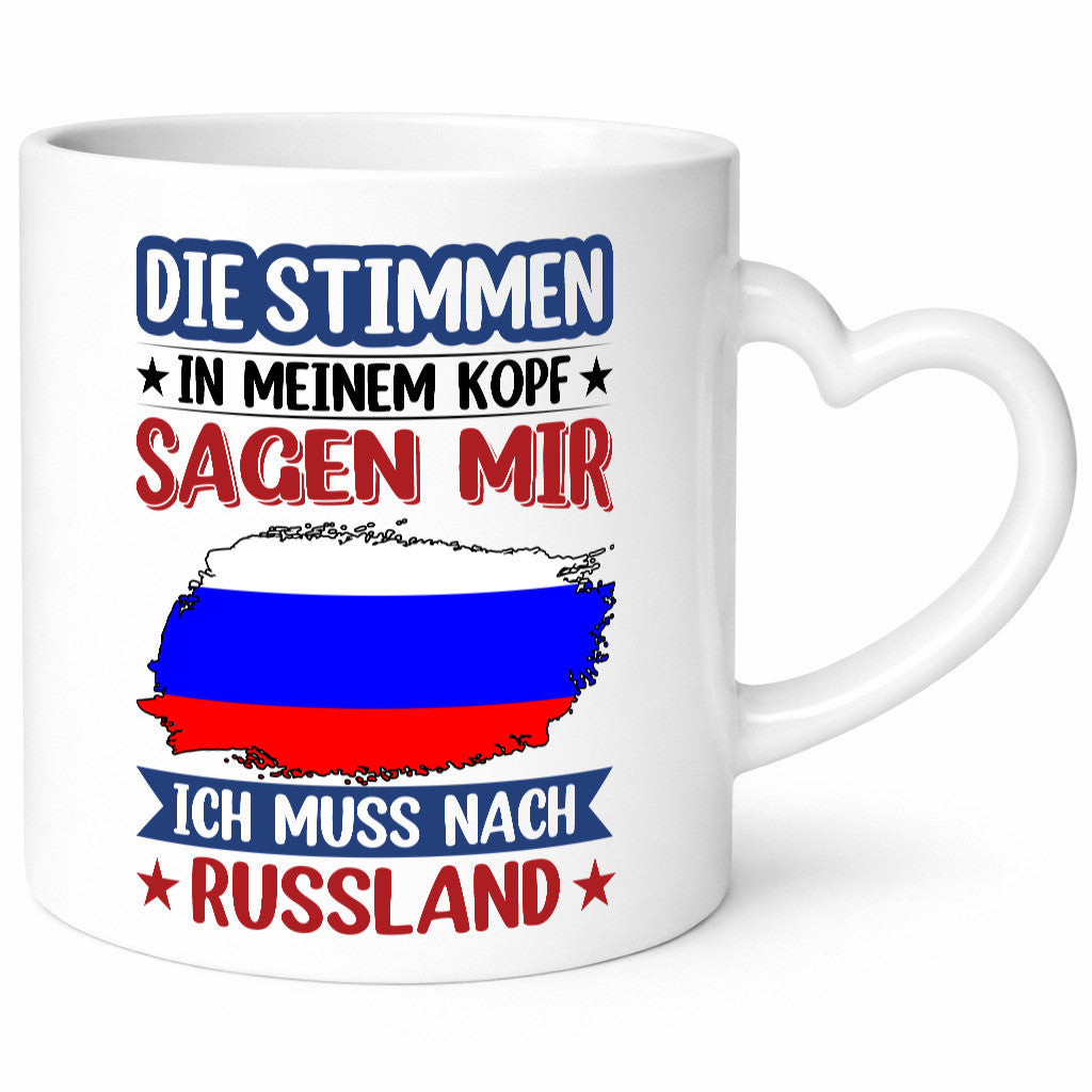 Russland | Urlaub Stimmen in meinem Kopf Traumland v2 lustig Humor Geschenkidee