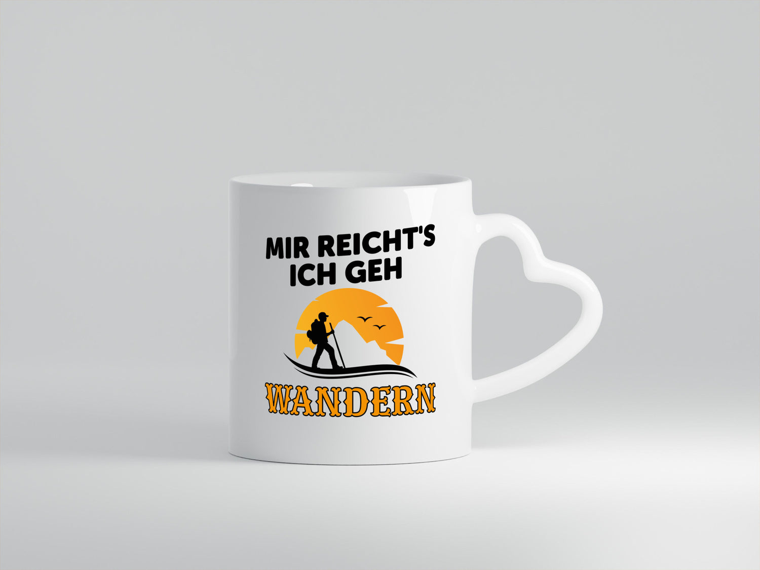 Ich geh wandern | Spruch Tasse Wanderer Gebirge lustig Humor Geschenkidee