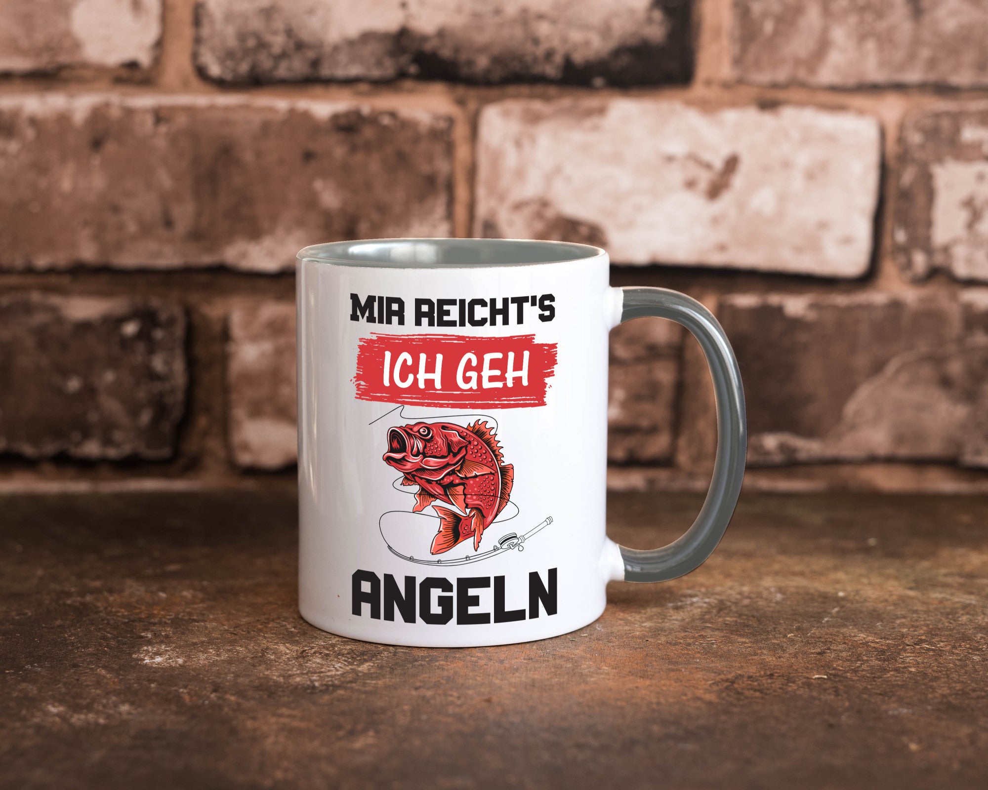 Ich geh angeln | Angler Tasse Fisch Fischer Humor lustig Geschenkidee Geschenk