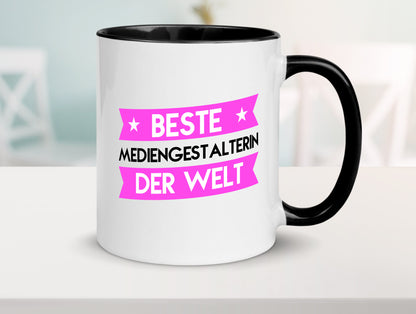Beste Mediengestalterin | Medien lustiger Spruch Geschenk Humor Geschenkidee