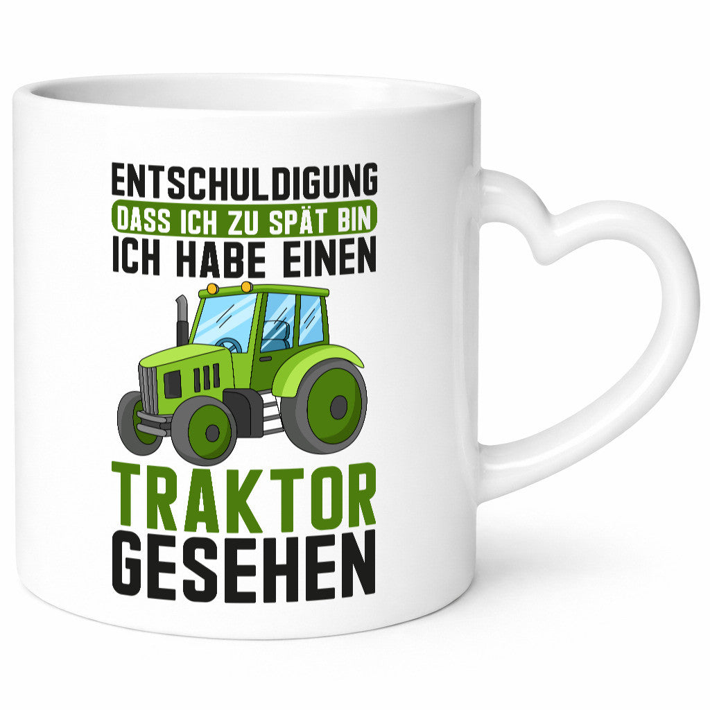 Entschuldigung das ich zu spät bin | traktor gesehen Kind Geschenkidee Humor