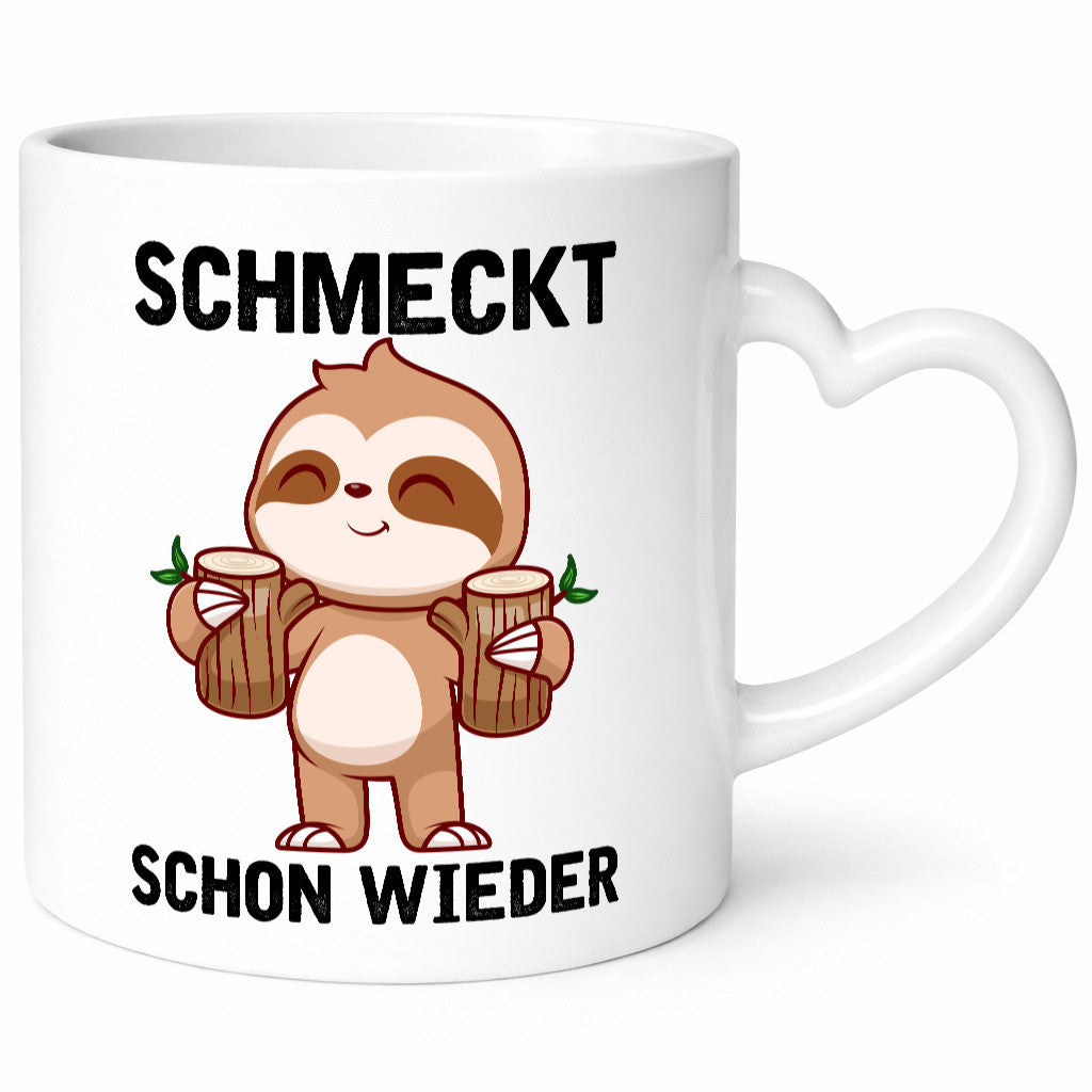 Schmeckt schon wieder | Frankfurt Hessen v2 Geschenkidee Humor Tasse