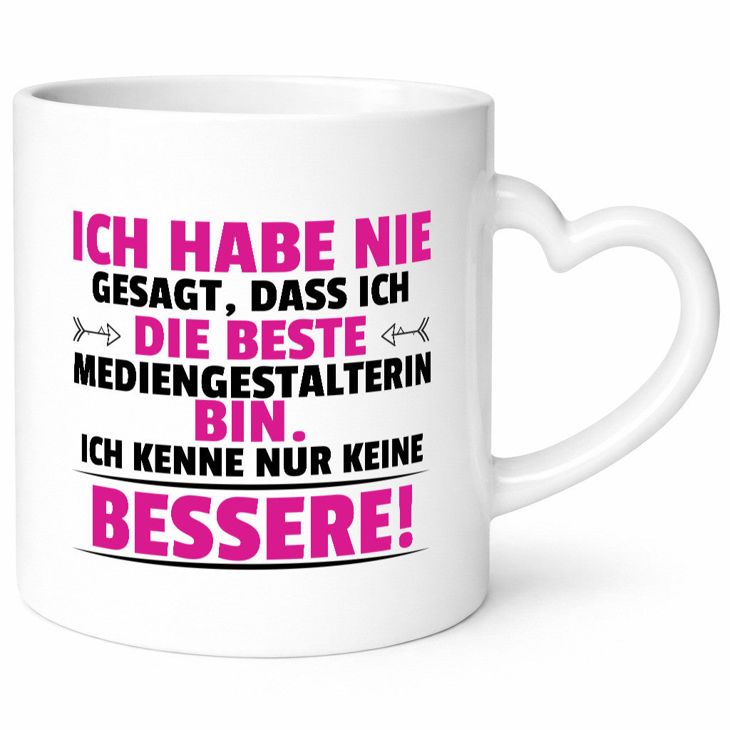 Die Beste Mediengestalterin | Medien lustig Humor Geschenkidee Geschenk Tasse