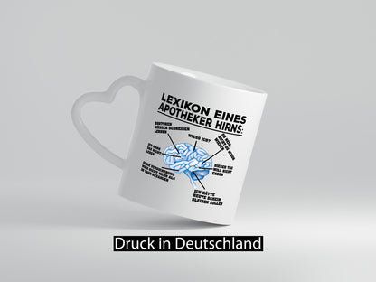 Apotheker Hirn | Pharmazie Tasse Pharmazeut Humor lustiger Spruch Geschenk
