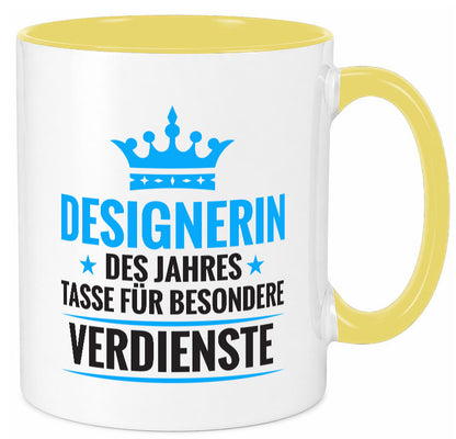 Besonderer Verdienst: Designerin | Mode Geschenk Humor Geschenkidee lustiger