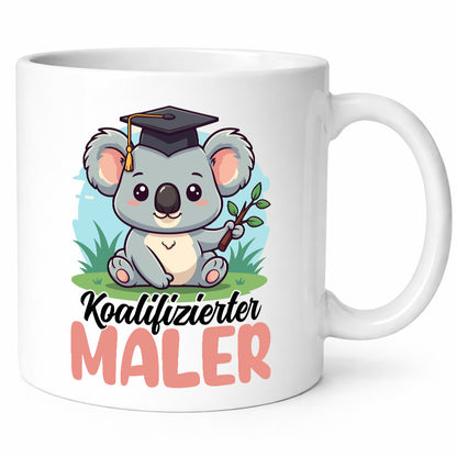 Koalifizierter Maler | Malerei lustiger Spruch Geschenk Humor Geschenkidee Tasse