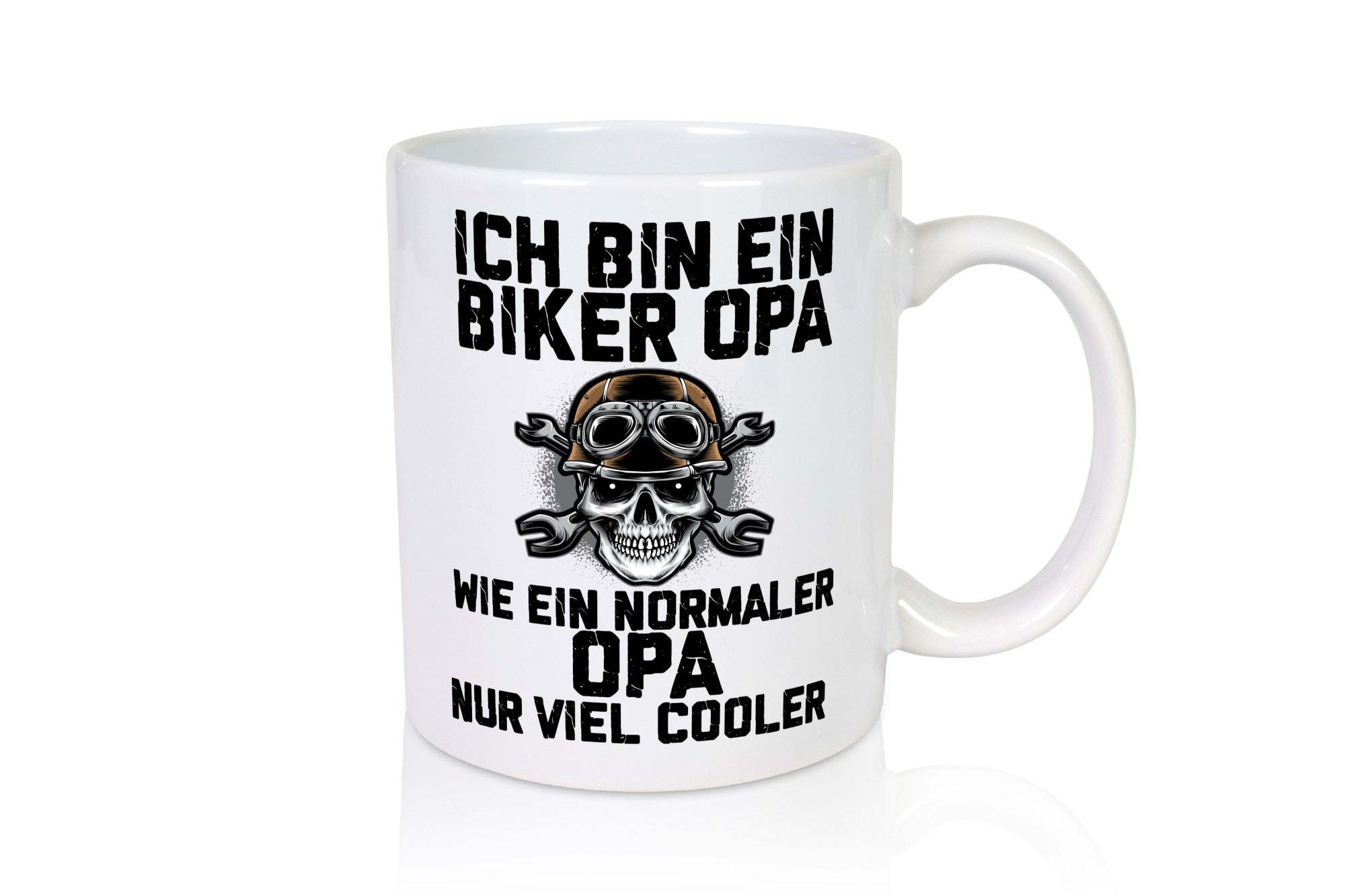 Biker Opa, wie normal, aber cooler | Motorradbrille Geschenk Familie