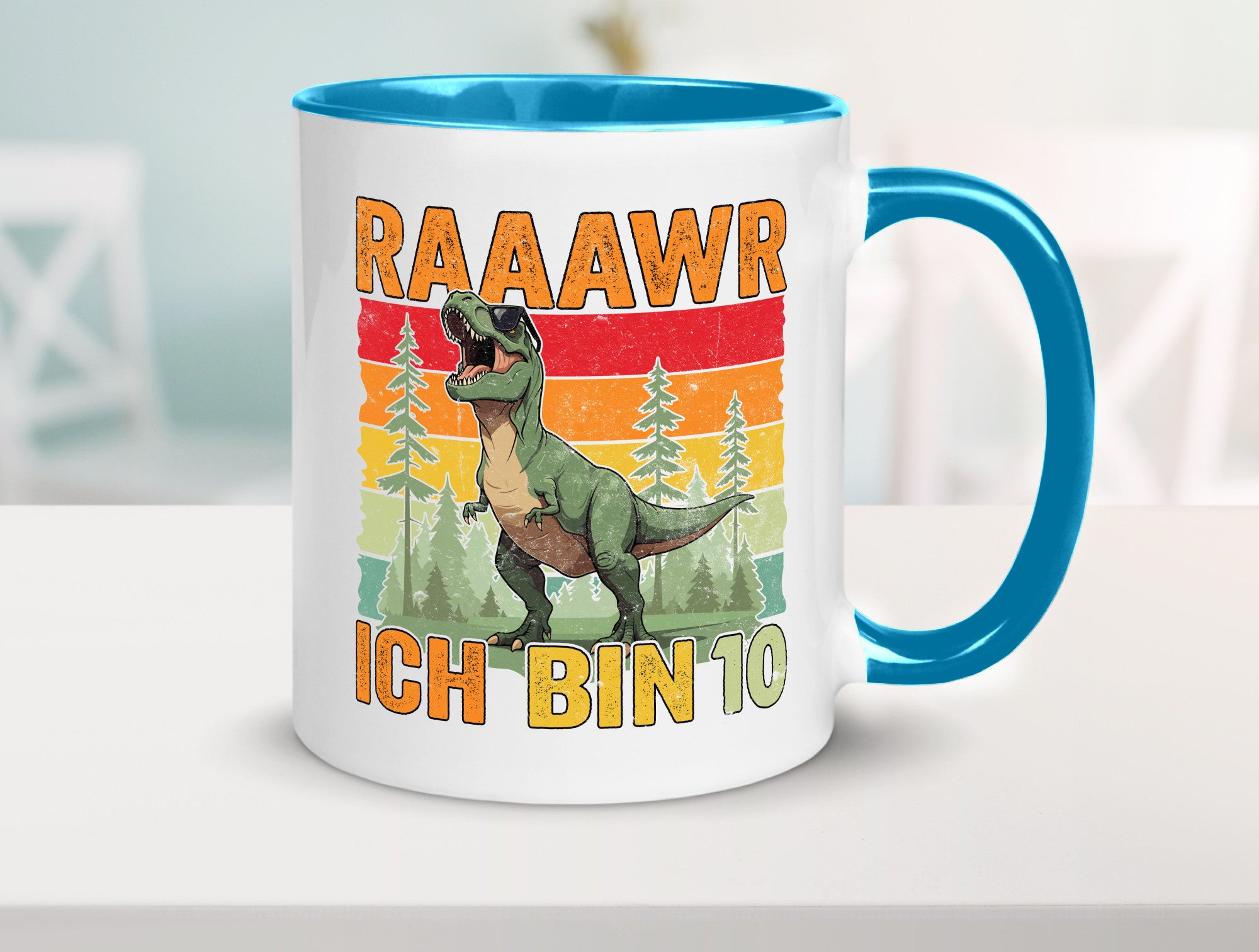10. Geburtstag | 10 Jahre rarrrr ich bin Dinosaurier lustig Geschenkidee