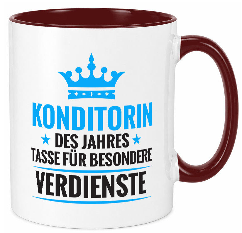 Besonderer Verdienst: Konditorin | Konditorei lustig Humor Geschenkidee