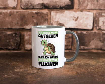 Ich geb nicht auf werde aber fluchen | Schildkröte Joggen v2 Humor Geschenkidee
