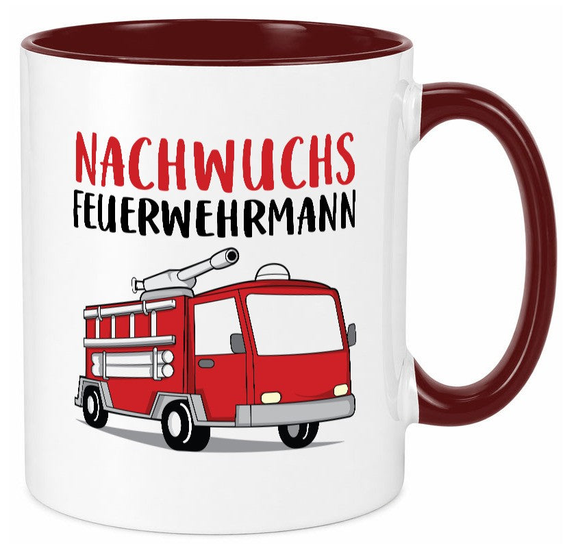 Nachwuchs Feuerwehrmann | Feuerwher Humor Geschenkidee Tasse