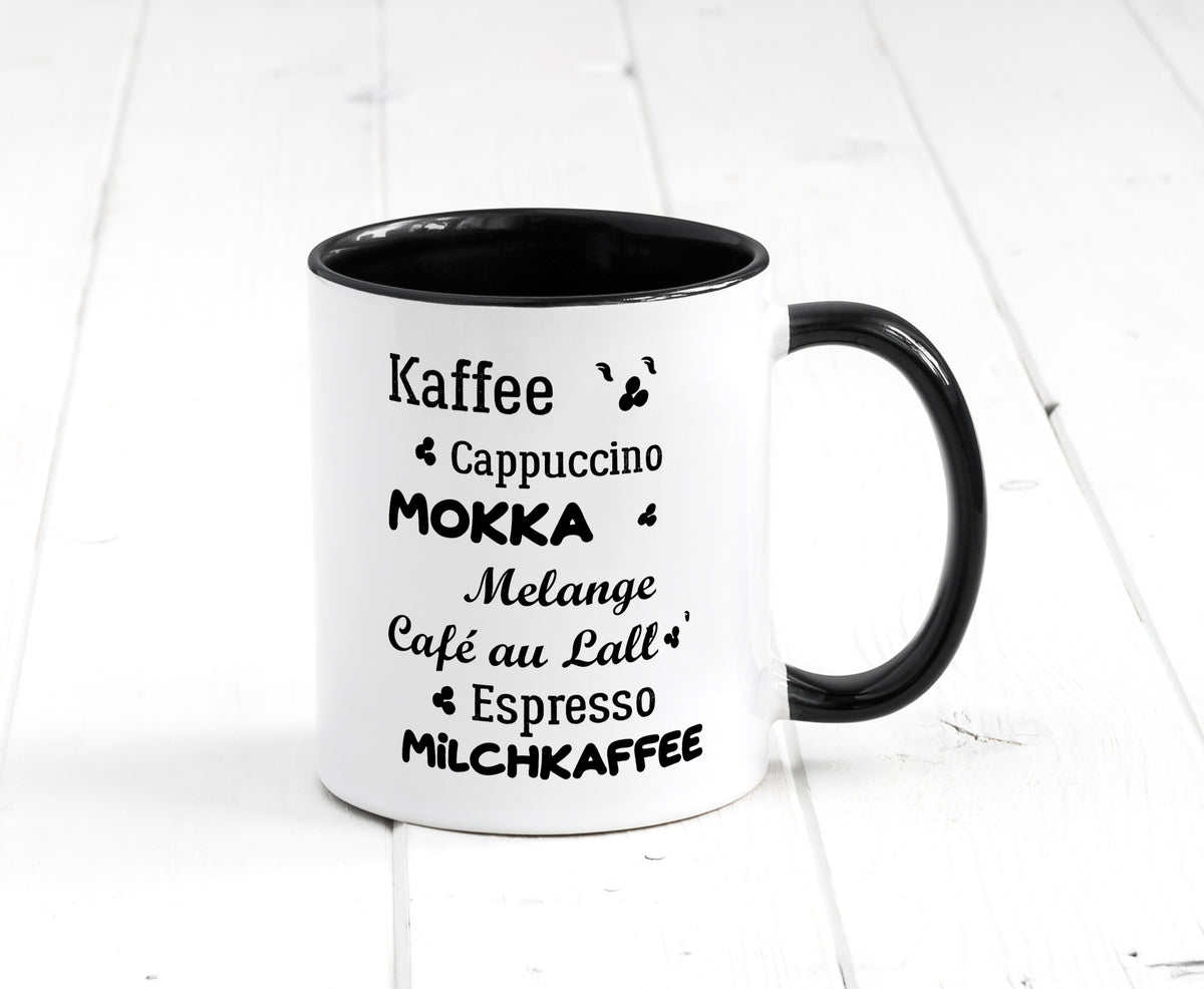 Kaffee | Milchkaffee Cappuccino Geschenk Humor Geschenkidee lustiger Spruch Tasse