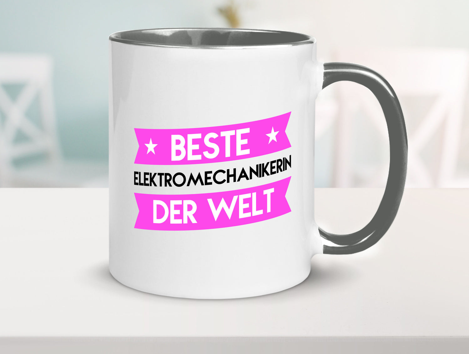 Beste Elektromechanikerin | Mechanikerin Humor Geschenkidee Tasse