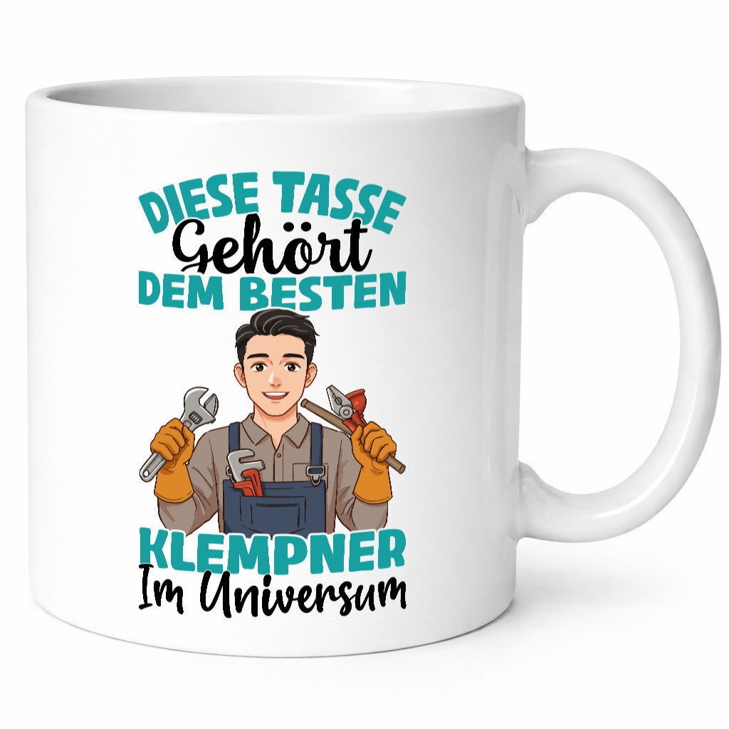 Im Universum: Klempner |klempnern Humor Geschenkidee Tasse