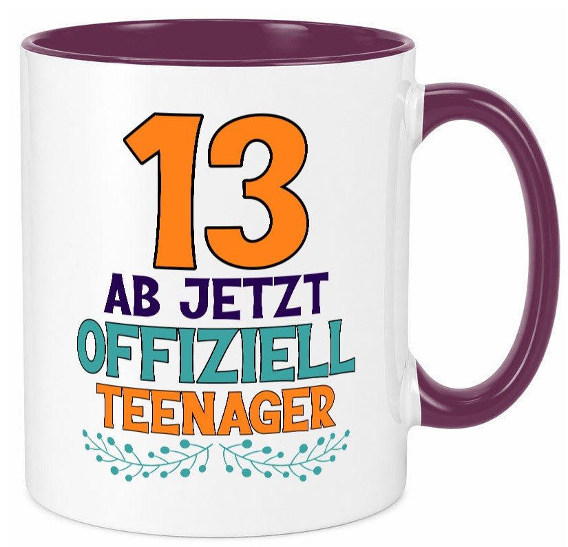 13. Geburtstag | Mädchen Tasse Teenager Spruch vl5 Geschenk Geschenkidee