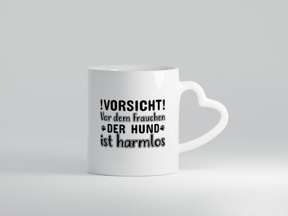 Vorsicht vor dem Frauchen | Hundebesitzerin Pfoten Geschenkidee Tierliebhaber