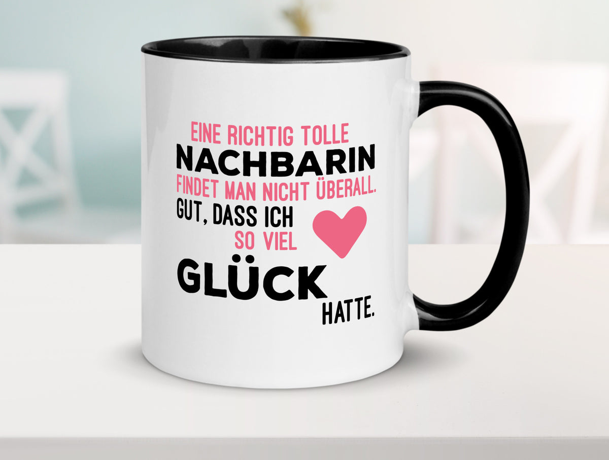 Tolle Nachbarin | Freundschaft gute Nachbarschaft Humor Geschenkidee Tasse