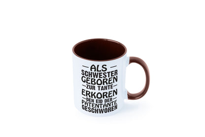 Eid der Patentante | Tante Tasse Schwester Humor lustig Geschenkidee Geschenk