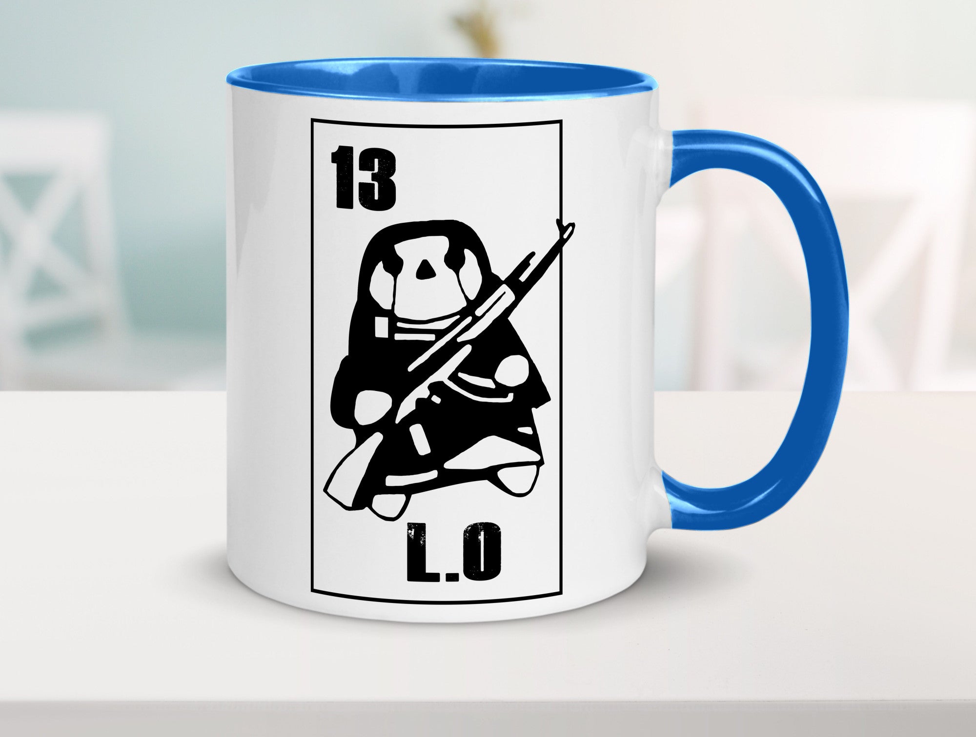 13 L.O lustiger Spruch Geschenk Humor Geschenkidee Tasse