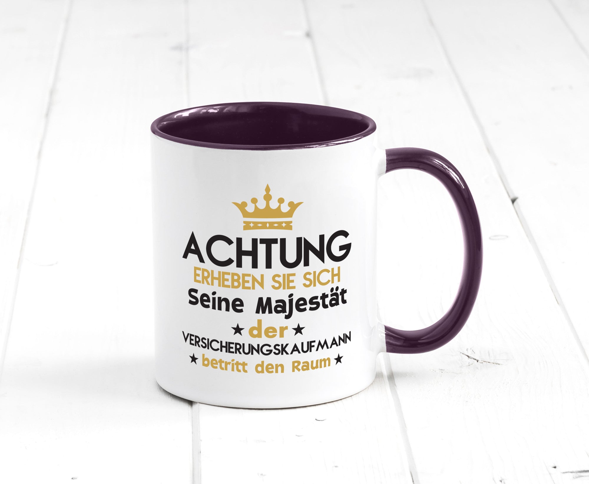 Seine Majestät Versicherungskaufmann | Kaufmann Geschenkidee Humor Tasse