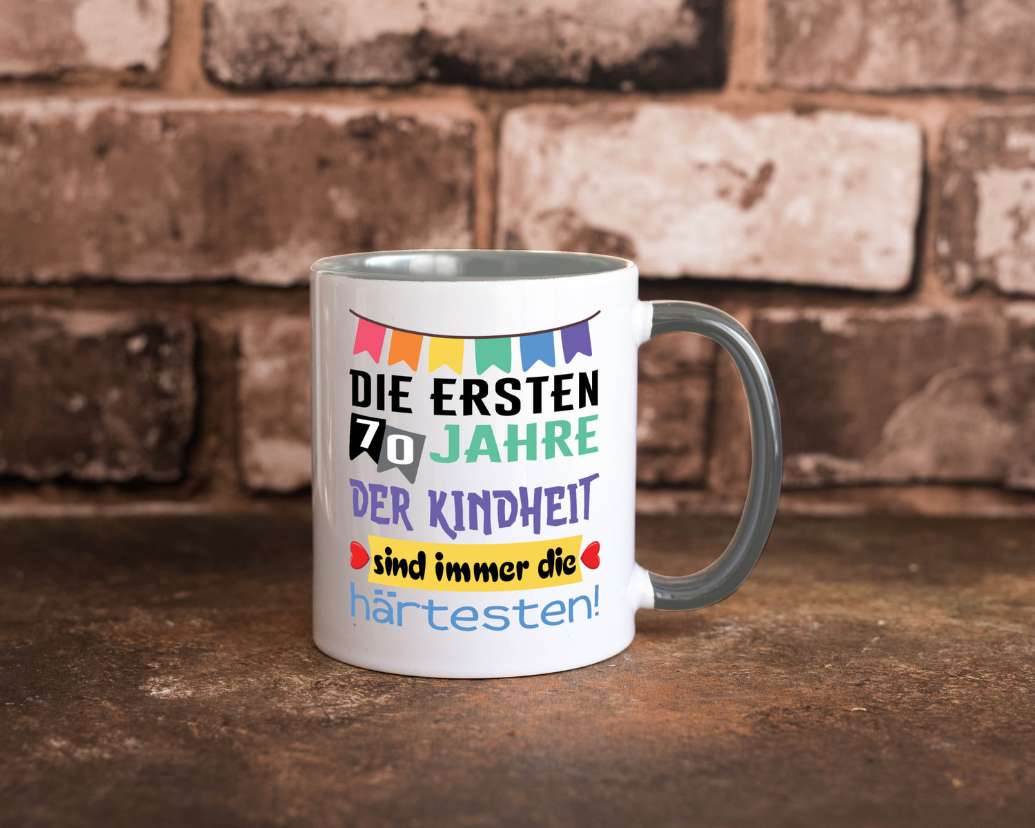 Die ersten 70 Jahre der Kindheit | 70. Geburtstag Rentner Humor Ruhestand