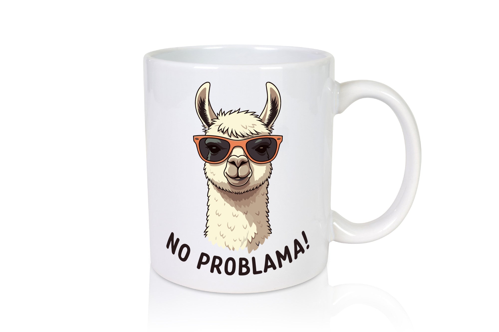 No ProbLama | Lama Alpaka lustiger Spruch Geschenk Humor Geschenkidee Tasse