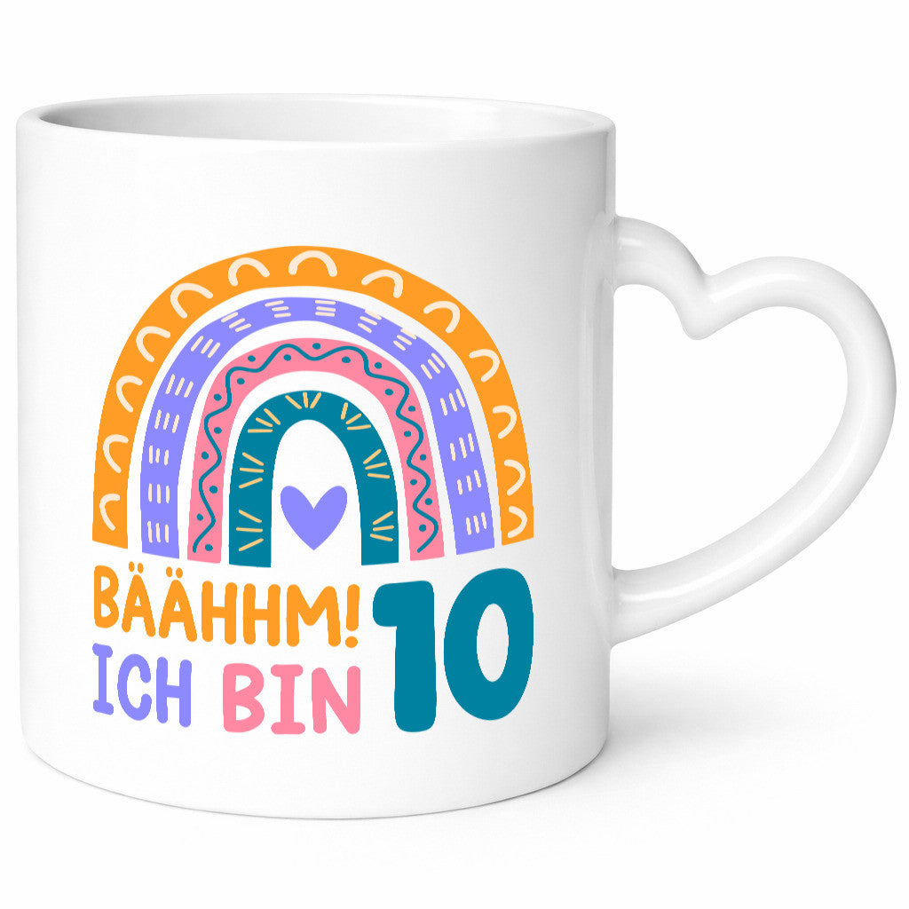 10. Geburtstag | 10 Jahre Regenbogen Bääm Mädchen Geschenk Geschenkidee